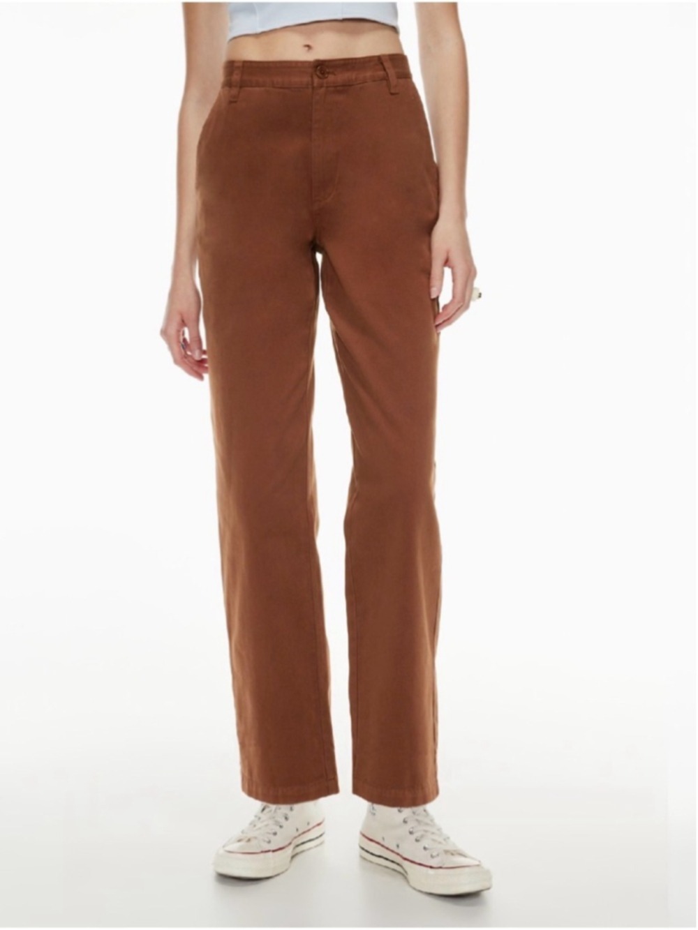 Aritzia Sundeh Jaden high waisted chino pant Size 4 NEW Casual Normcore